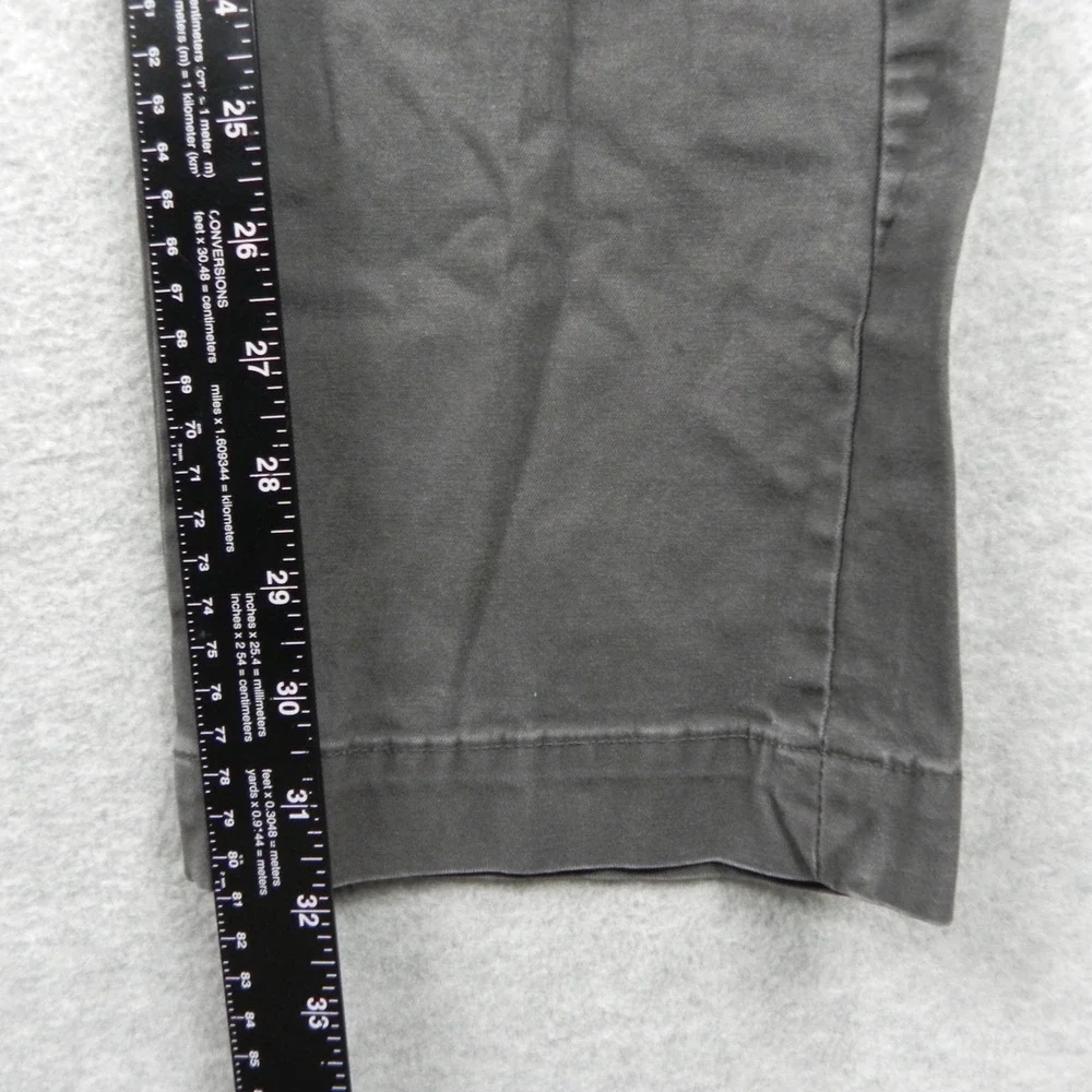 Banana Republic Pants Mens 34x32 Emerson Chino Casual Stretch Flat Front‎ Gray